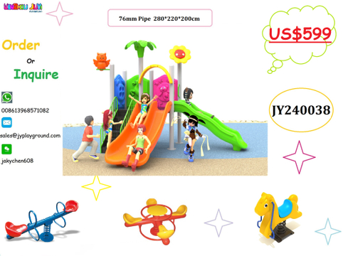 commercial outdoor play equipment PROMOTION PLAYGROUND JY240038