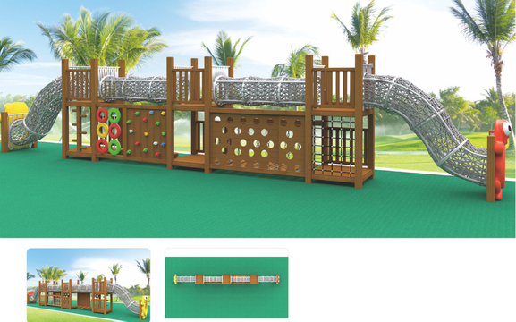 kids outdoor playset outdoor playground equipment custom playground MH-004
