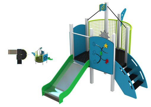 kids outdoor playset outdoor playground equipment custom playground PE-HT-013
