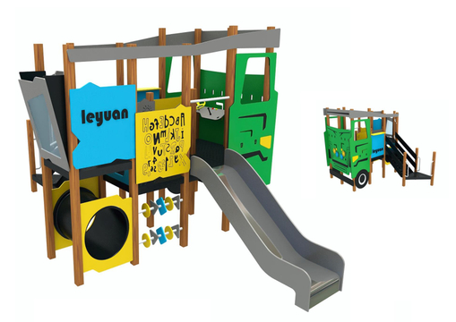 kids outdoor playset outdoor playground equipment custom playground PE-HT-020