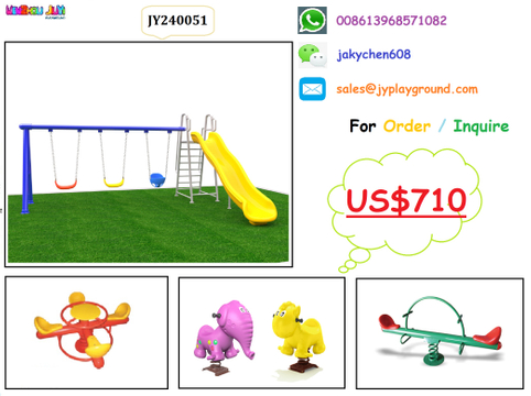 kids backyard playground equipment PROMOTION PLAYGROUND JY240051