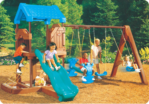 kids outdoor playset outdoor playground equipment custom playground SLWJ-011