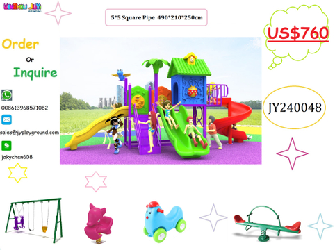 children's outdoor playground equipment PROMOTION PLAYGROUND JY240048