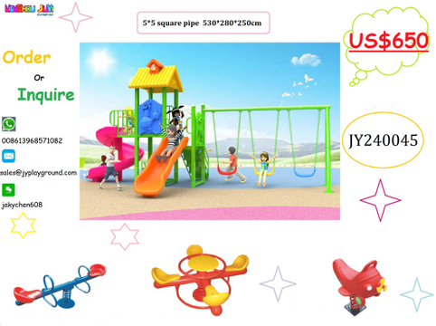 primary school playground set PROMOTION PLAYGROUND JY240045