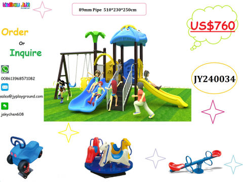 kids backyard playground equipment PROMOTION PLAYGROUND JY240034