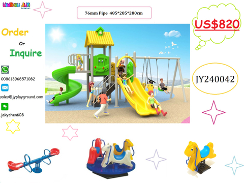 commercial outdoor playground equipment PROMOTION PLAYGROUND JY240042
