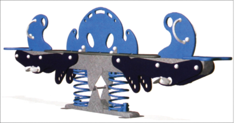 Playground Seesaw with Back SupportsPE-QB-033