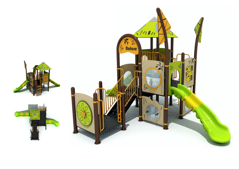 kids outdoor playset outdoor playground equipment custom playground PE-HT-008