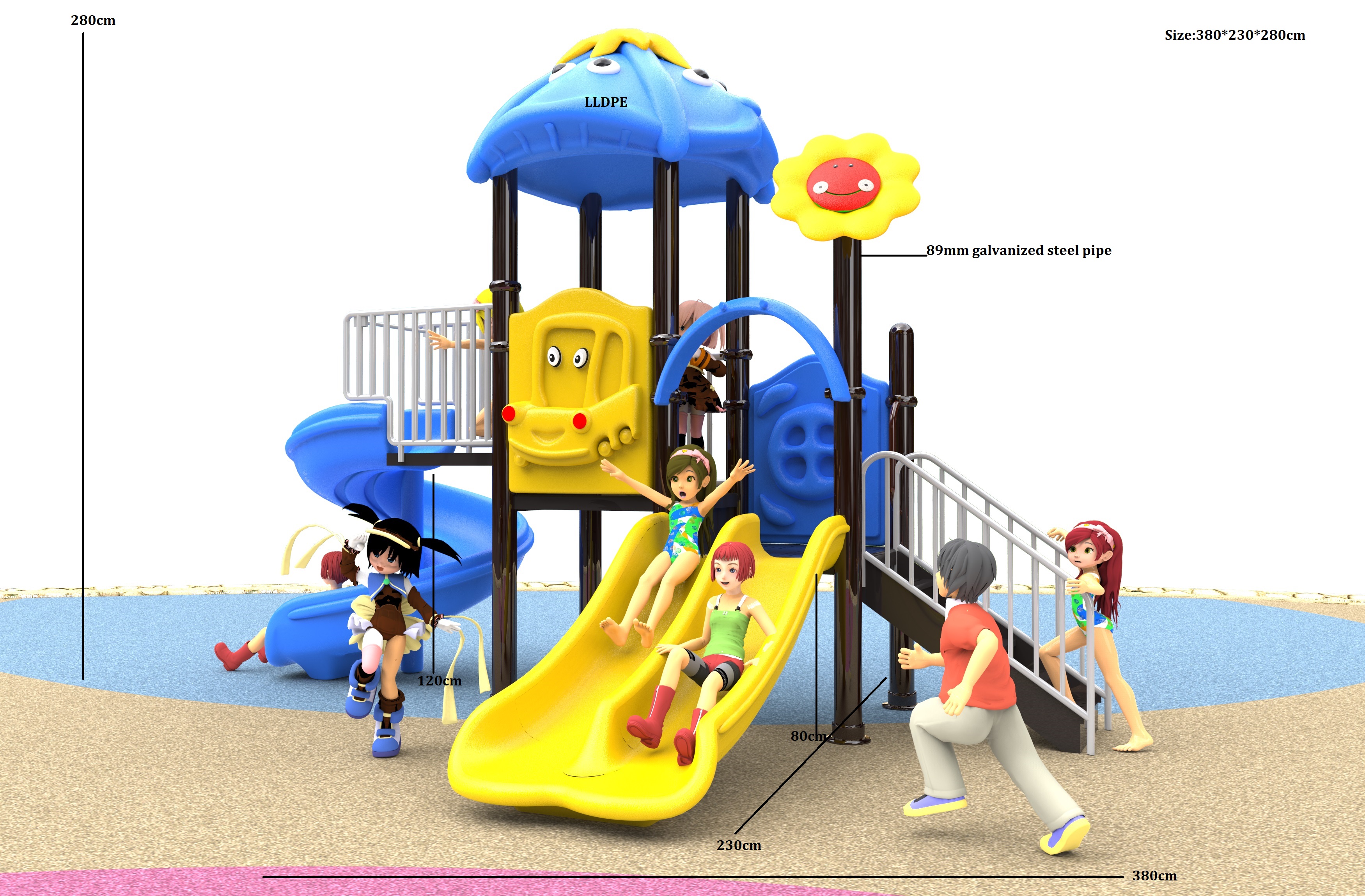 childrens playground equipment HT-89003