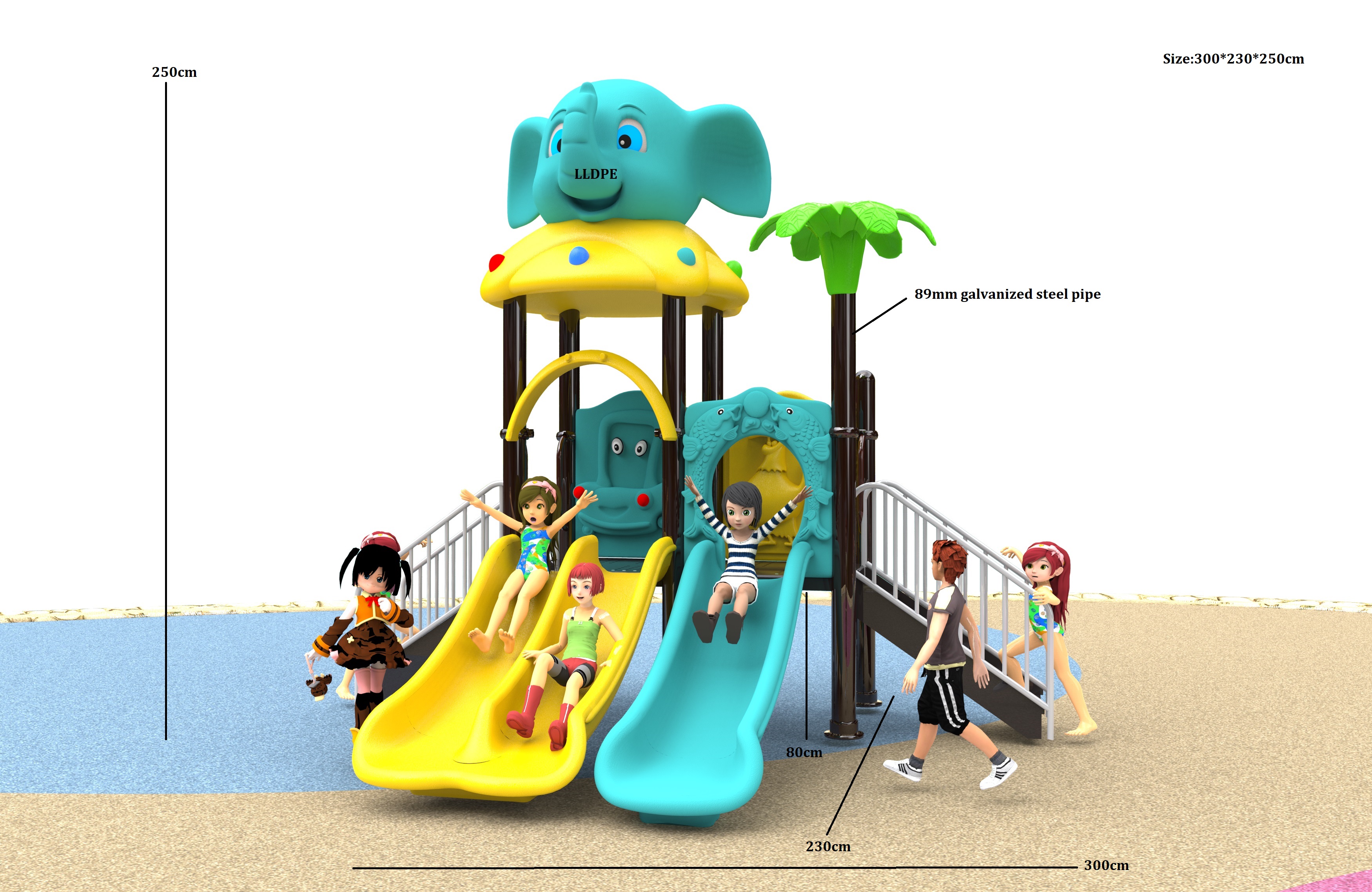 children's outdoor playground equipment HT-89005