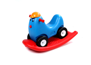 2-in-1 plastic rider car & rocking horse cartoon chicken SLWJ-204