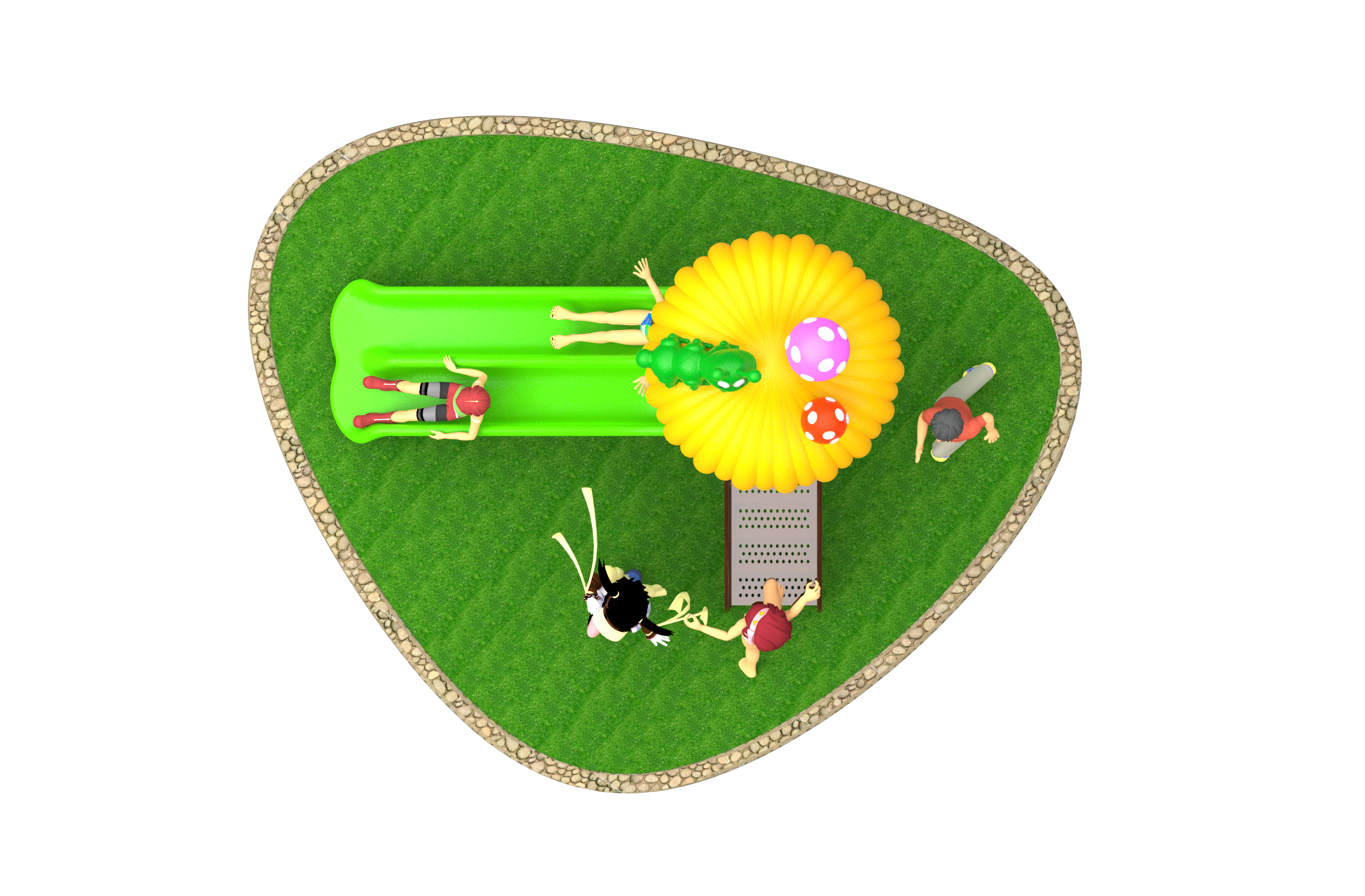 outdoor kids play area HT-76097