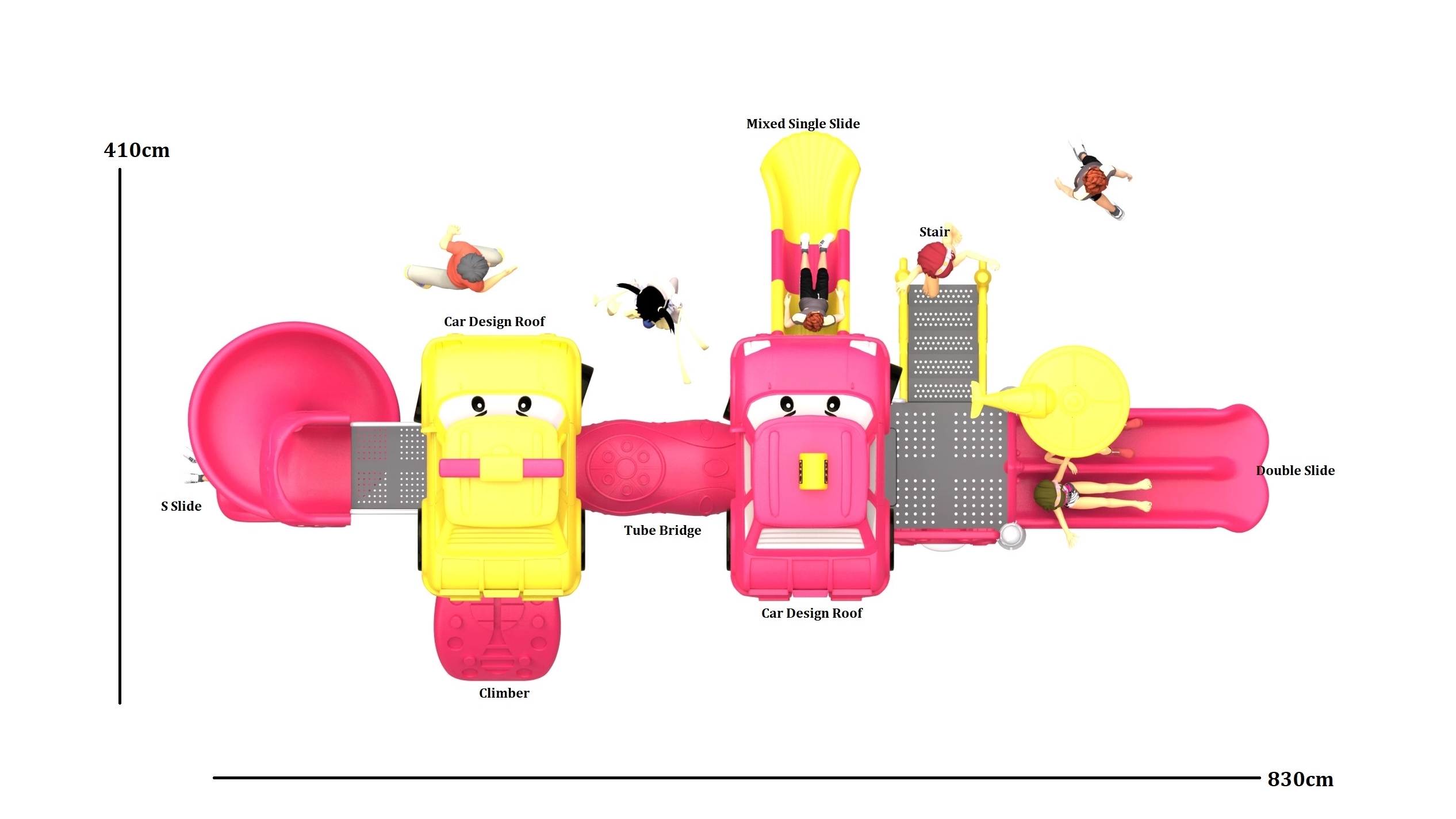 children playground equipment for outdoor HT-14011