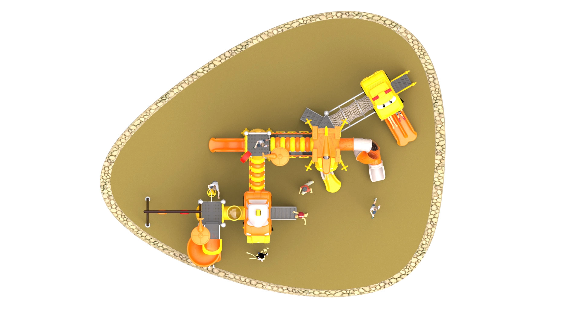 custom playground for amusement park HT-14015