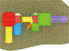 outdoor playground slide SP-032