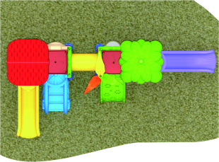 outdoor playground slide SP-032