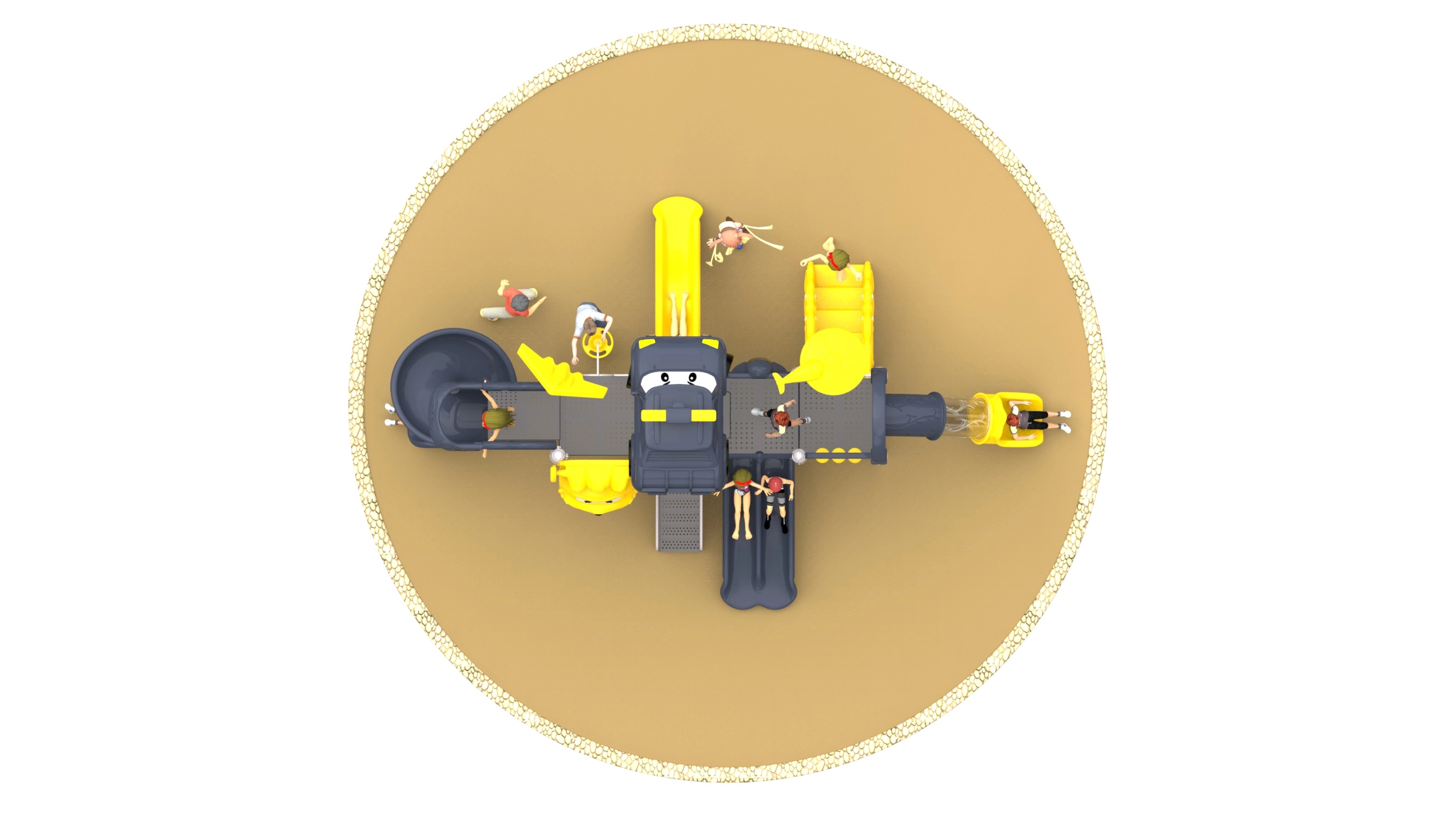 plastic playground equipment HT-2314009