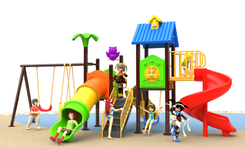 swing and slide playset HT-76057
