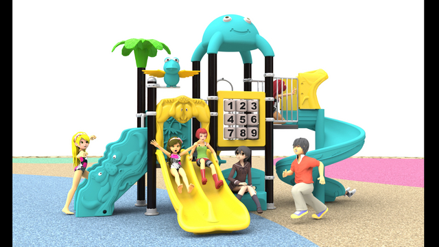 plastic outdoor play equipment HT-14063