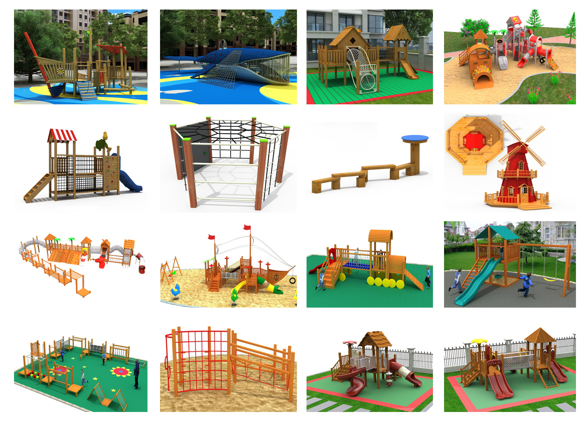 outdoor playground wood 02