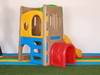 children's plastic playhouse with slide SLWJ-018