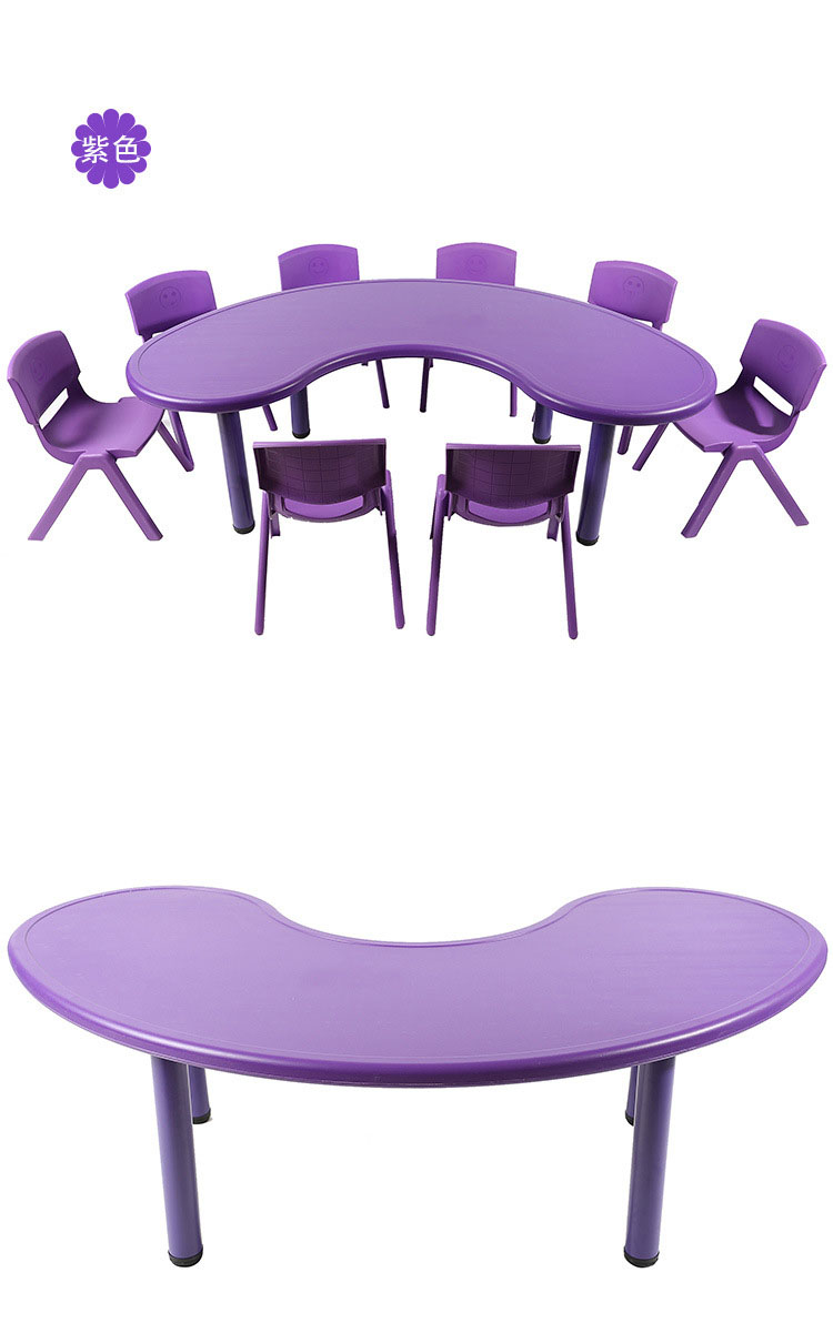 Kindergarten furniture kids plastic table and chair set study desk homework table learning desk for kindergarten SLZ-040