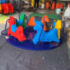 pony horse three seat swivel chair ZY-010