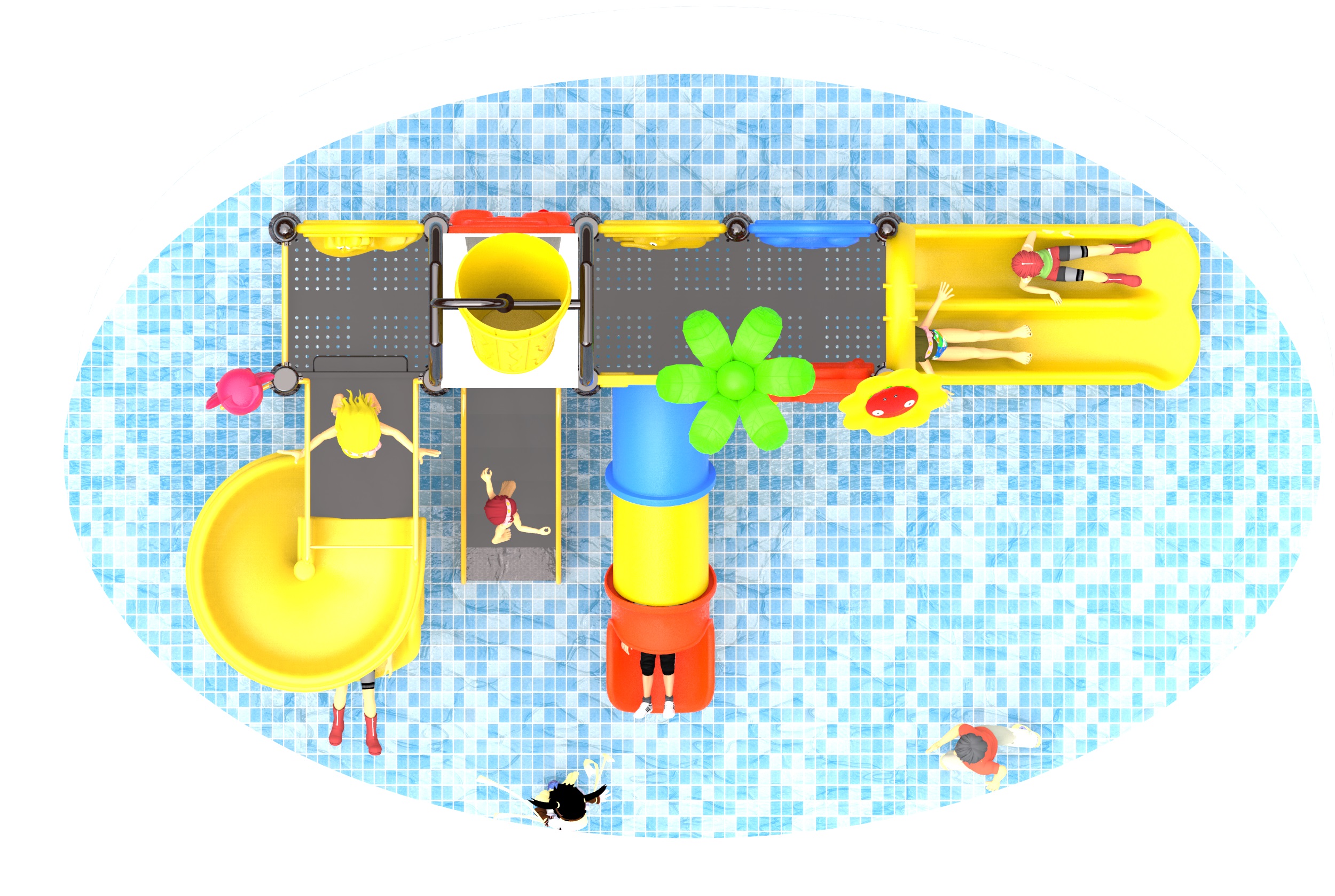 children's water playground HT-89097