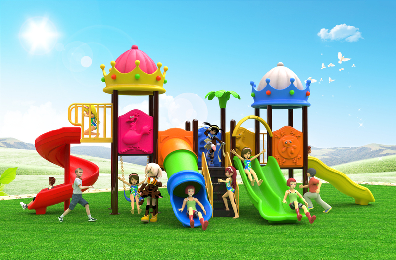 childrens playground slide HT-2376028