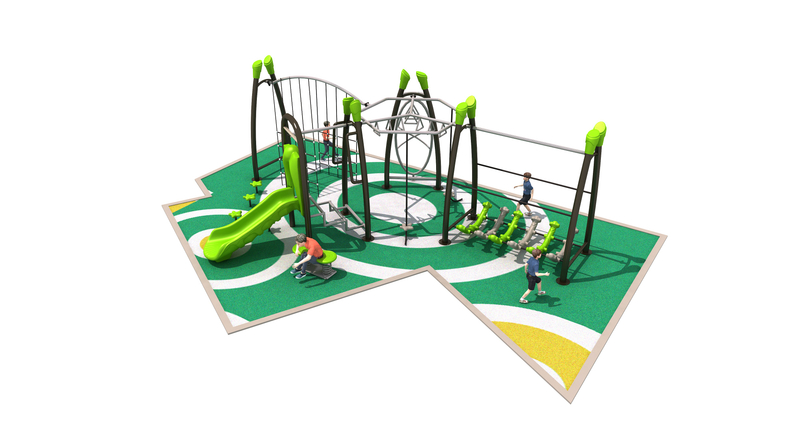 amusement park big playground equipment TN-044