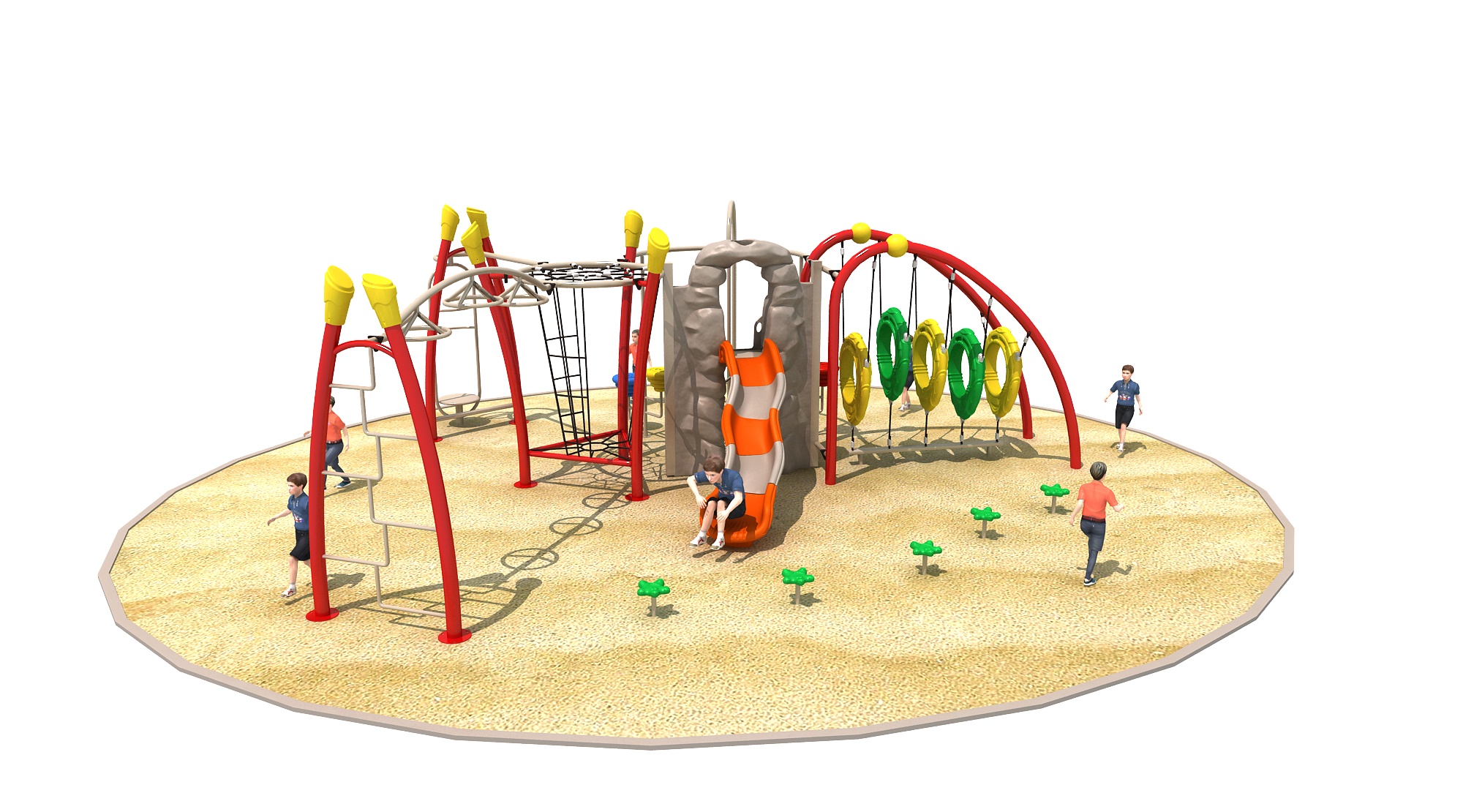commercial outdoor play equipment TN-051