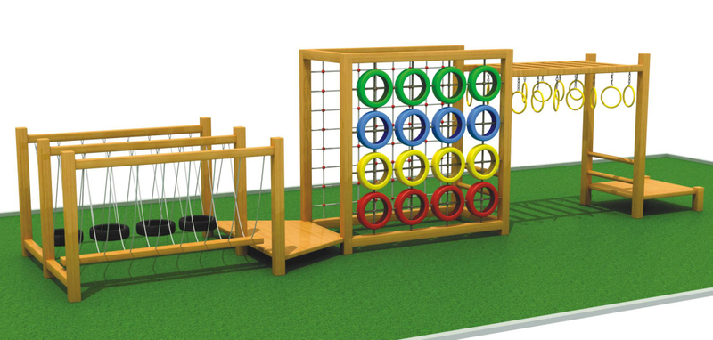 daycare outdoor playground equipment HT-WD23022