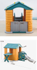 playground playhouse with slide SLWJ-036
