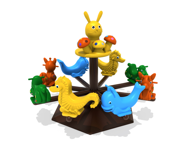 playground merry go round ZY-038