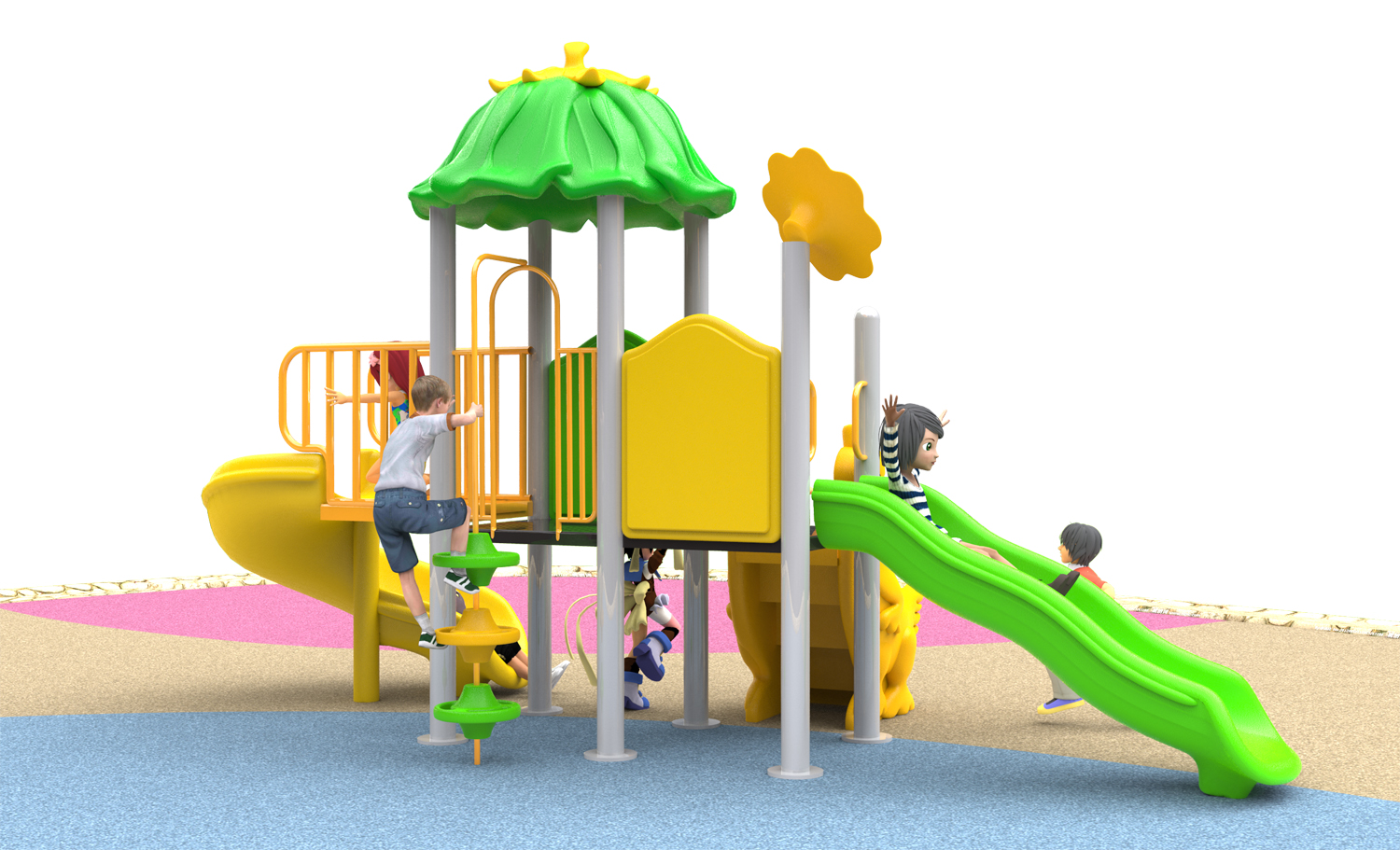 toddlers outdoor play playground equipment HT-76032