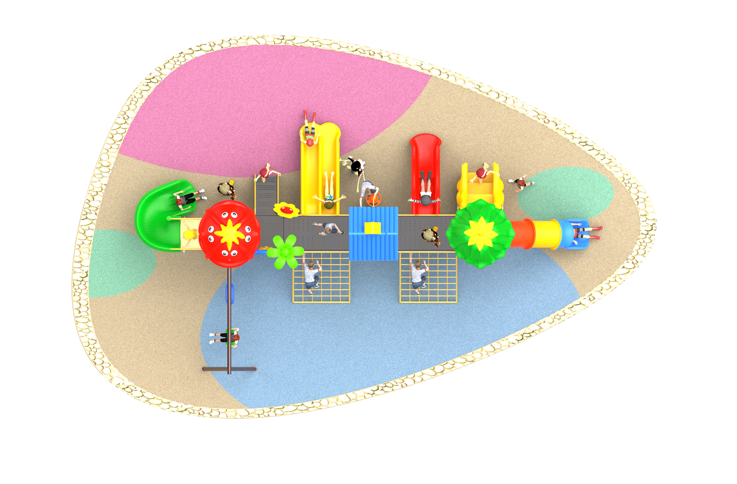 primary school playground equipment HT-76036