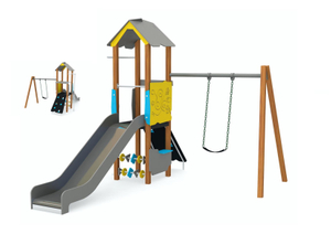 outdoor play equipment toddlers playground PE-HT-022