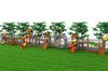 chilren's wood playground equipment HT-WD23007
