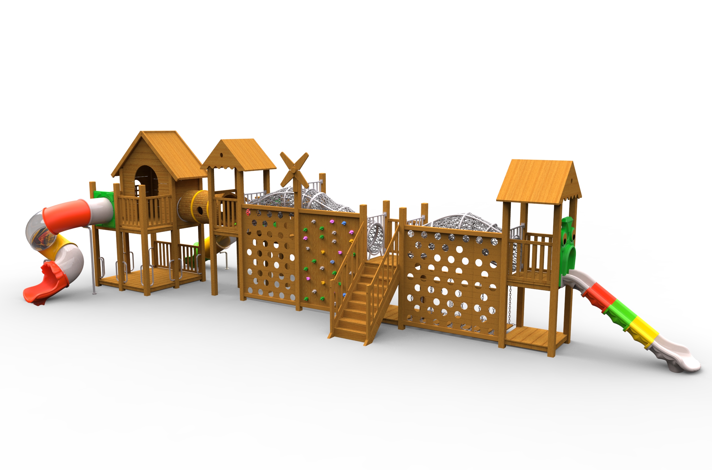 outdoor play equipment toddlers playground HT-WD23005