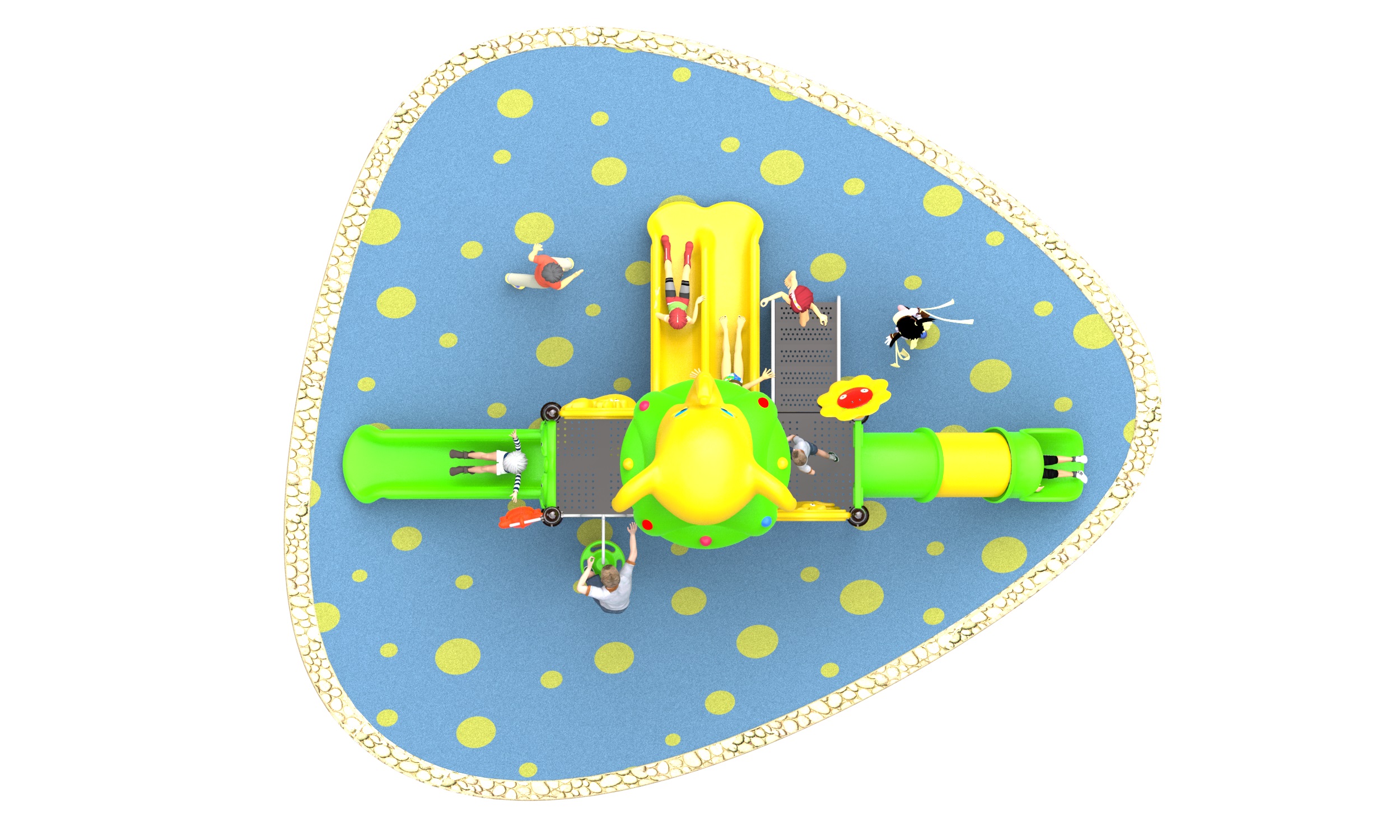 toddlers outdoor playground HT-89010