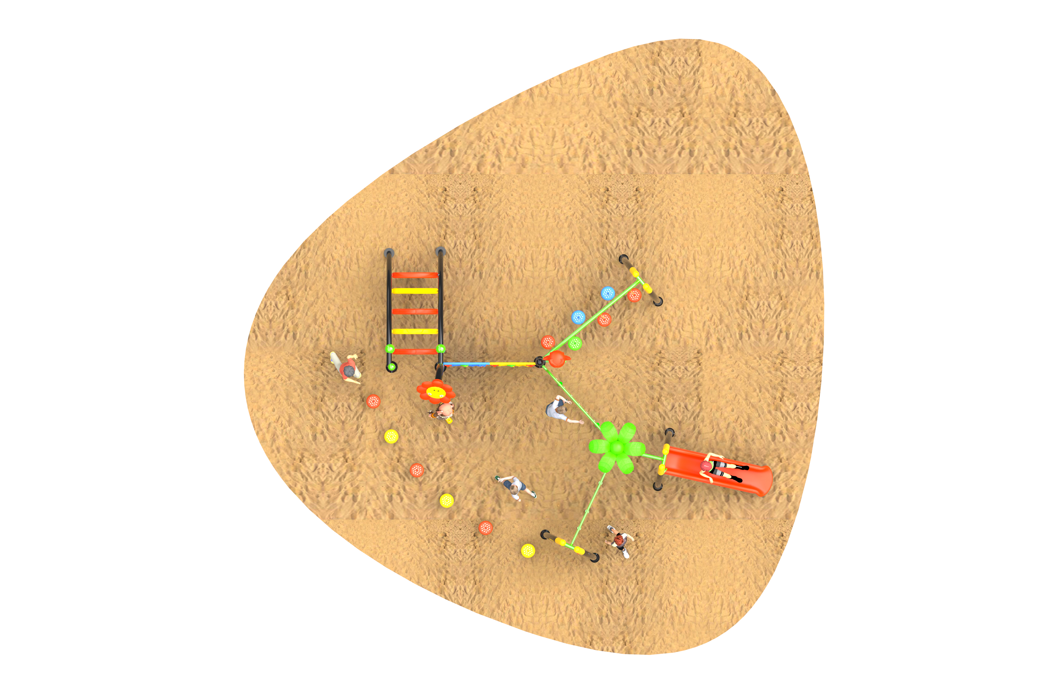 kids play equipment outdoor playground TN-013