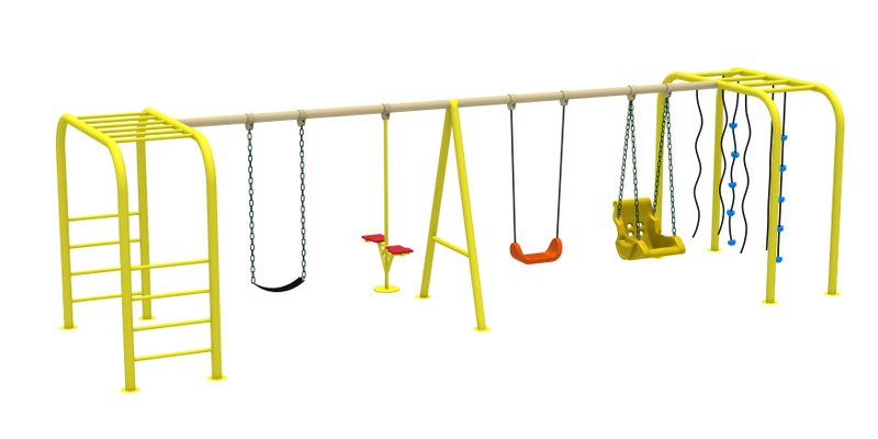 China manufacturer supply High quality outdoor kids patio swing for playground QQ-007