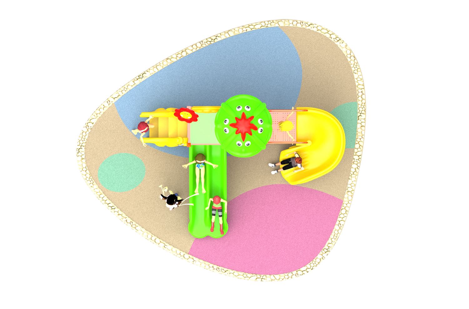 kids backyard playground equipment HT-55002