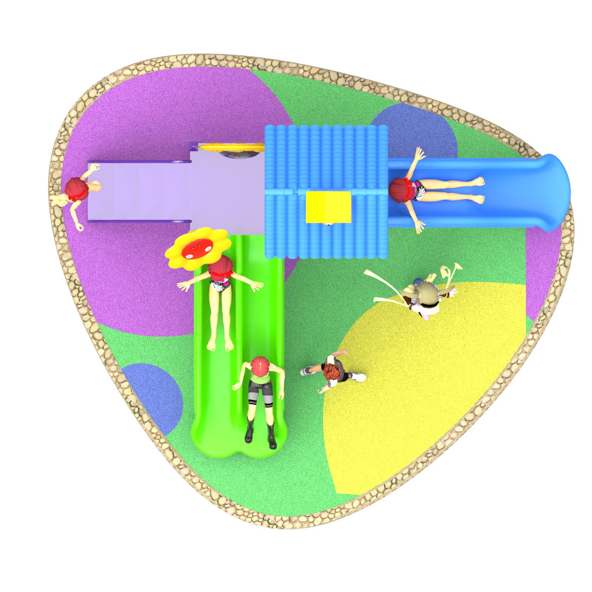 children community playground HT-55019