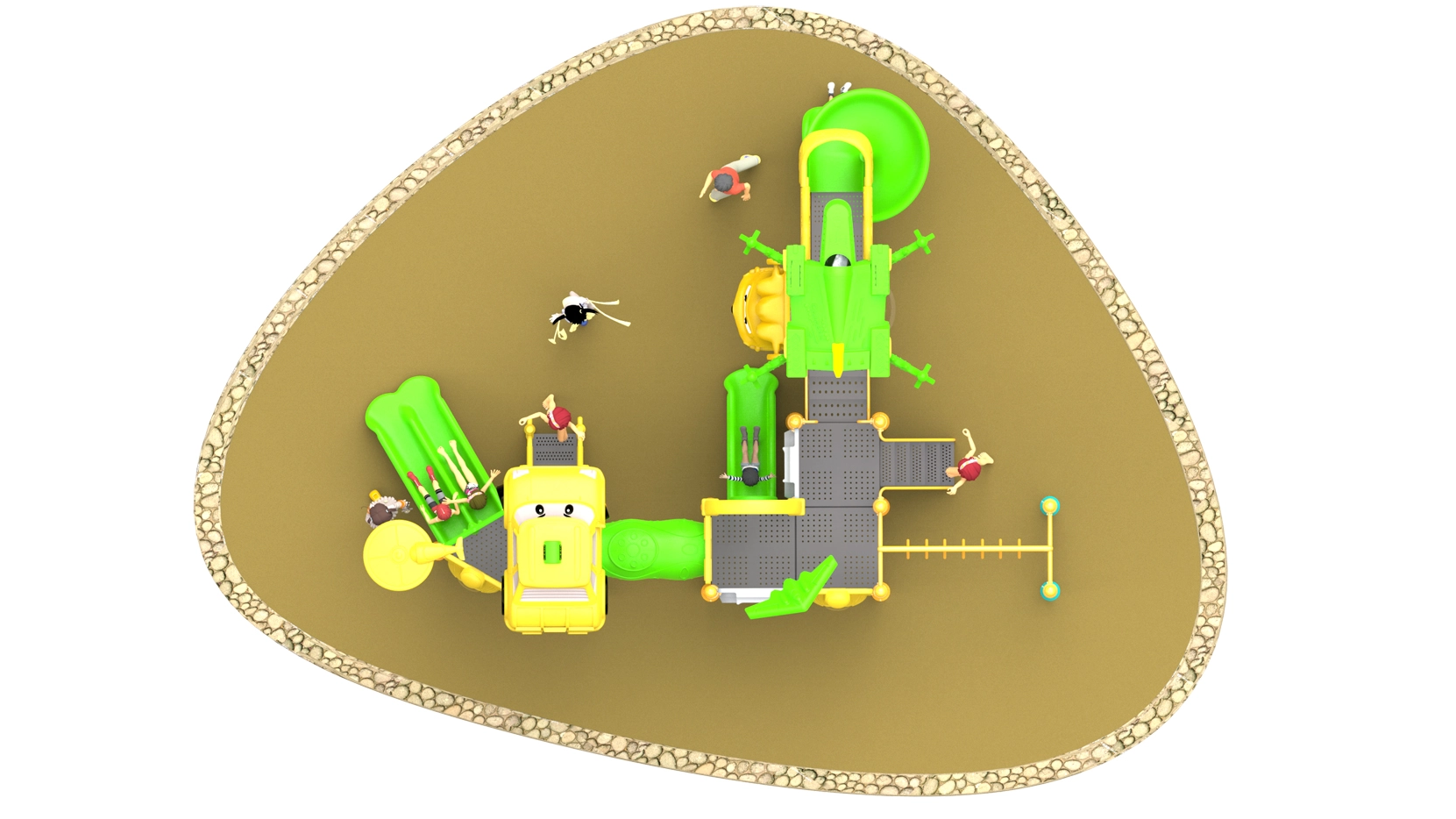 playground equipment for amusement park kids play HT-14004