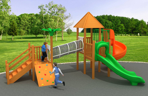 nice wooden playgrounds for toddlers MH-052