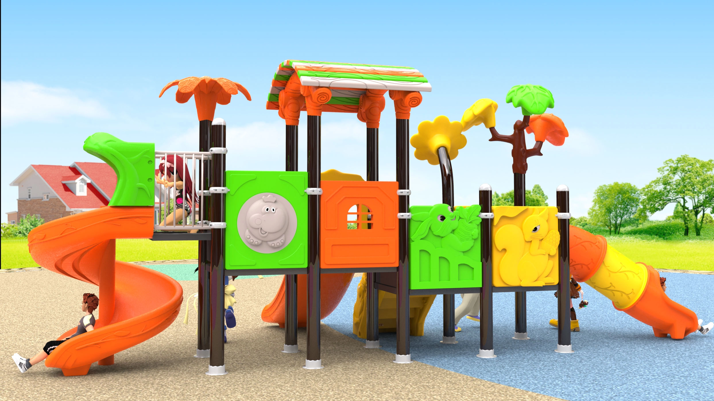 kids play area outdoor HT-14073