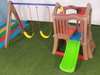 children's playhouse with slide&swing set SLWJ-014