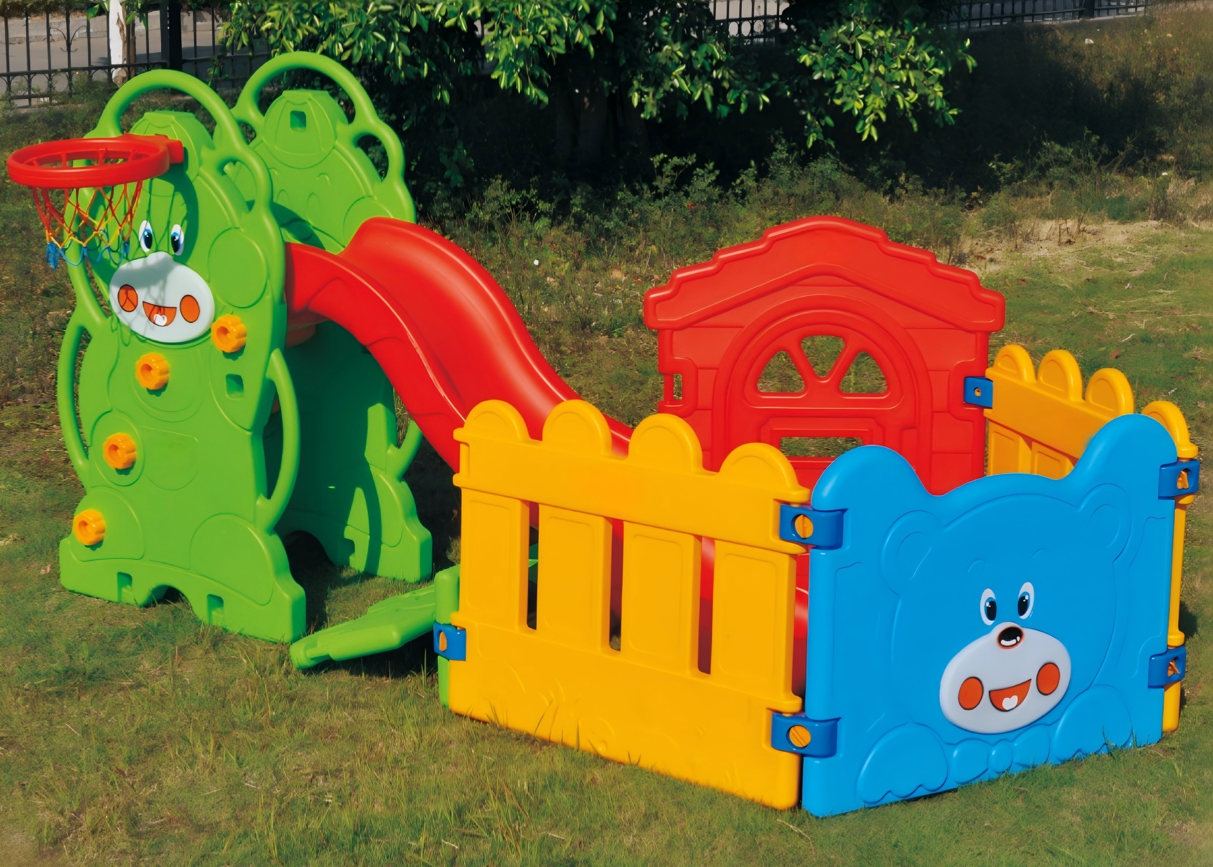 plastic slide&fence for children US$63 BIG SALES!!!