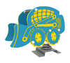 PE Spring See Saw playground in the park PE-YM-142